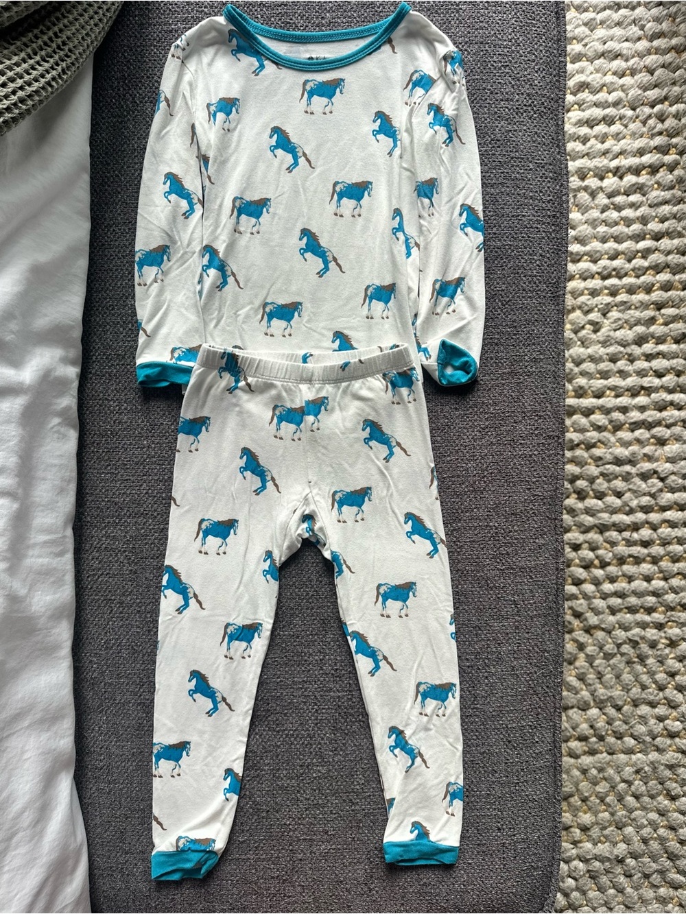 Kyte Baby Lagoon Horse Pjs 2T
